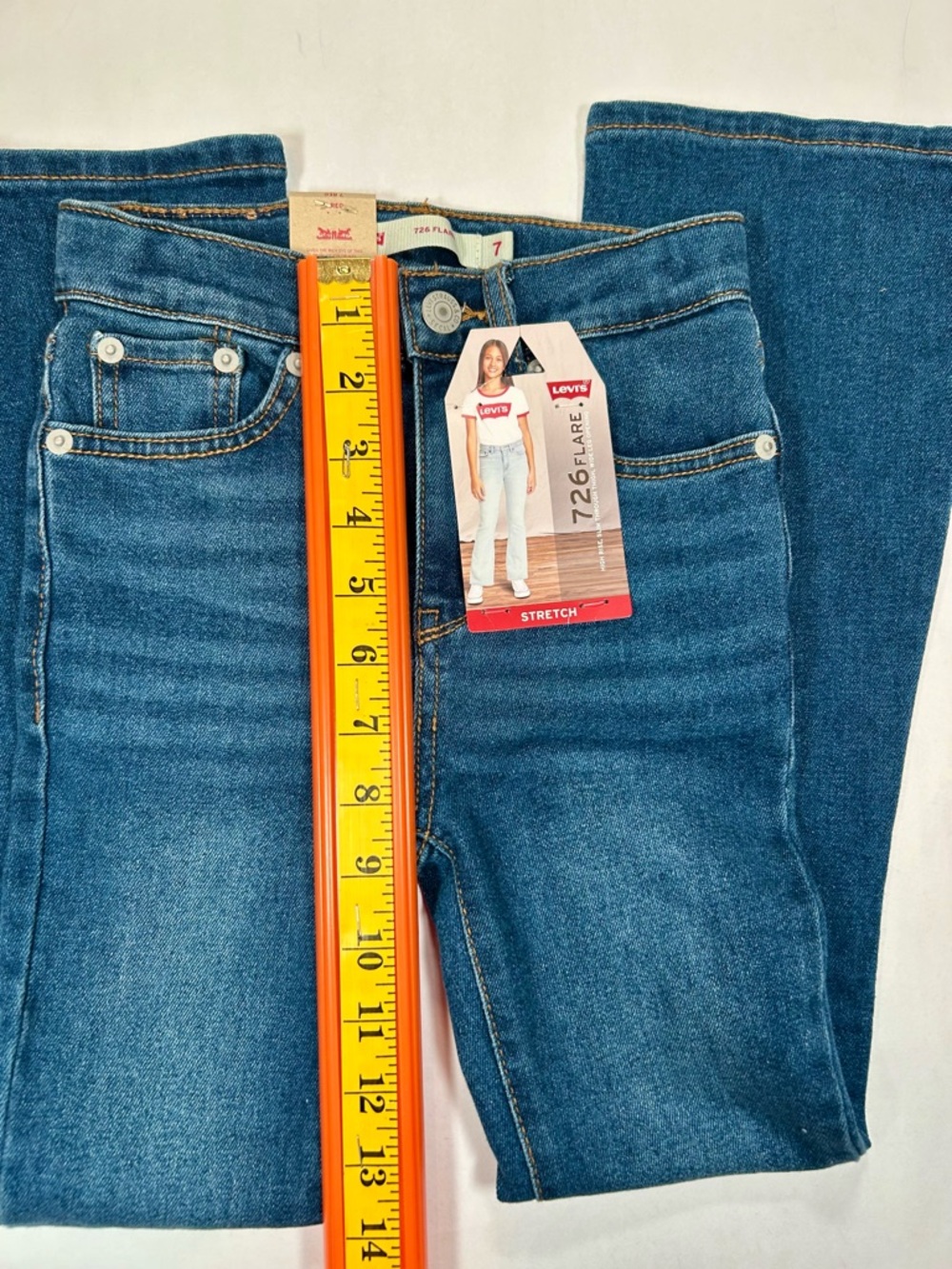 NWT | Levi’s 726 Girls’ High- Rise Flare Jeans - Picture 10 of 13